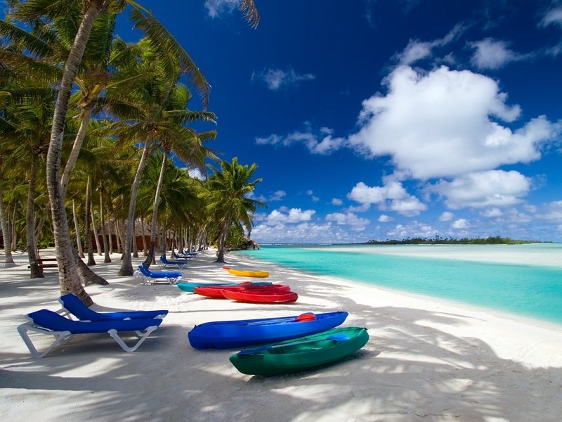 Райское местечко на острове Кука.