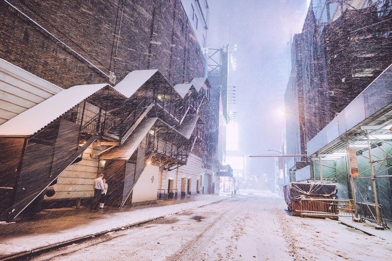 Snow-covered New York. What is missing now ... - 5