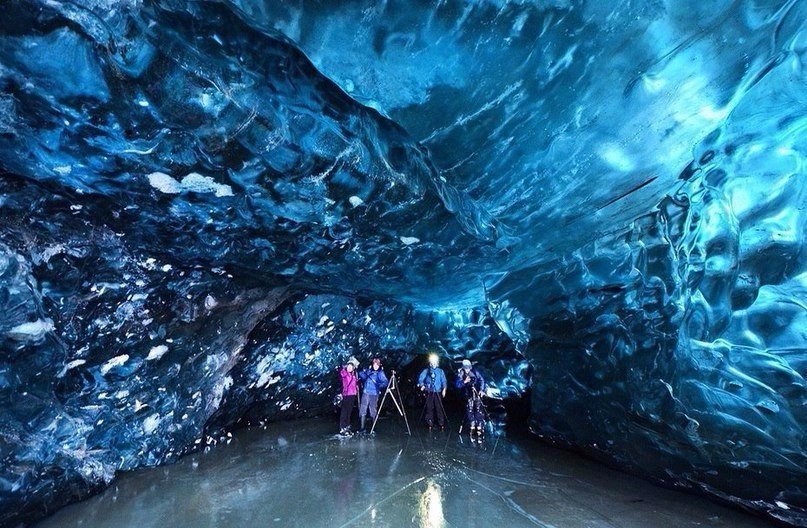 There is such a cave in Iceland. For those who are hot. - 5