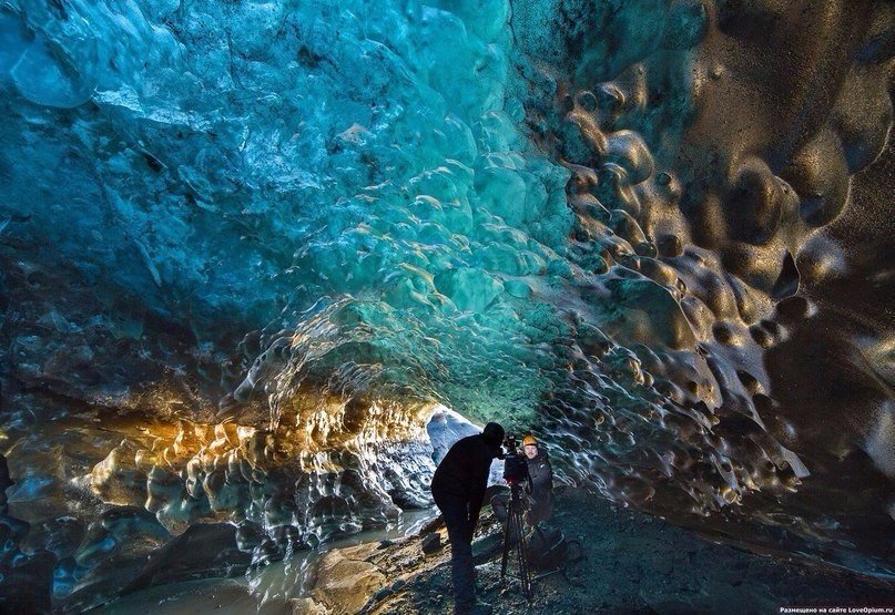 There is such a cave in Iceland. For those who are hot. - 6