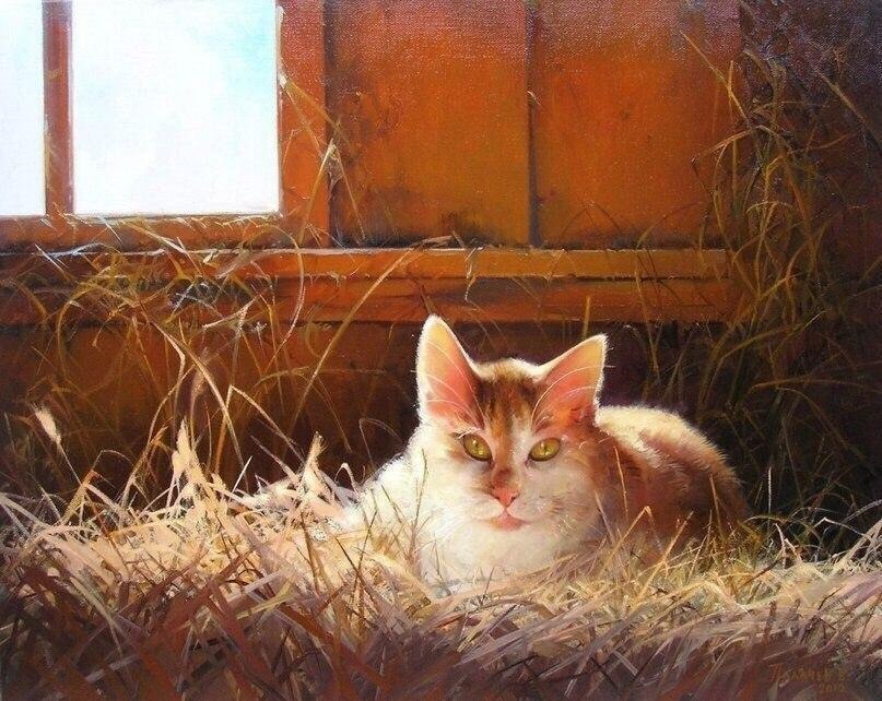 Волшебные тёплые деревенские пейзажи - 6