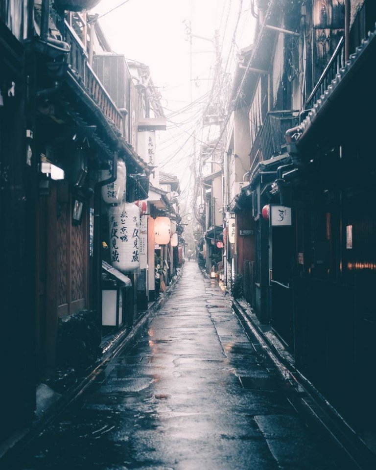 Уютные пейзажи Киото, Япония - 7