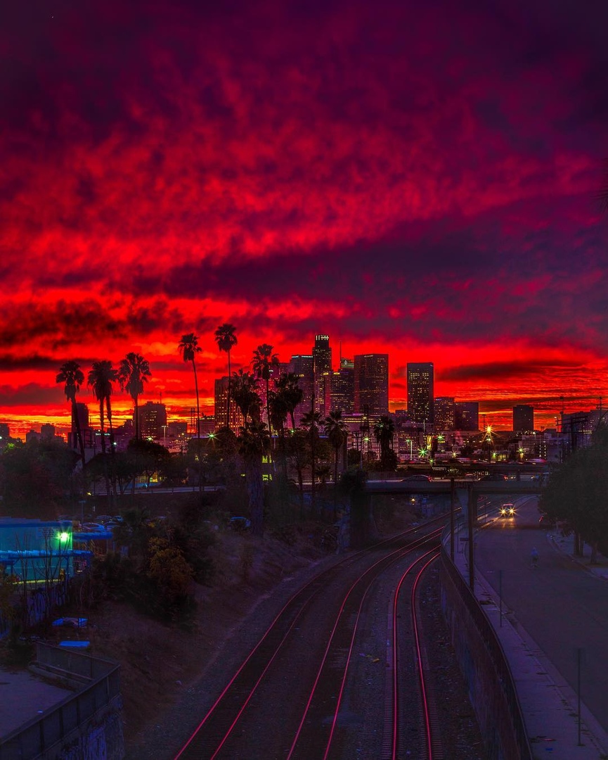 Багровая Калифорния, США