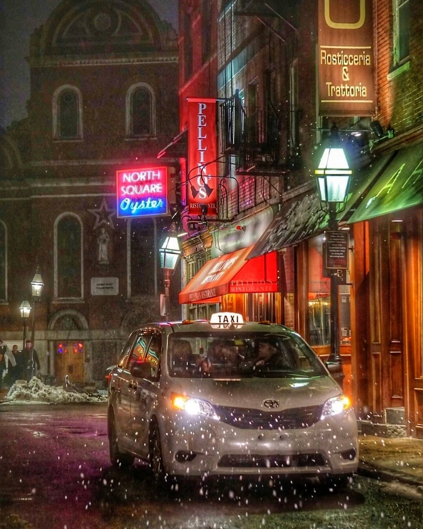 Вечер в Бостоне, США