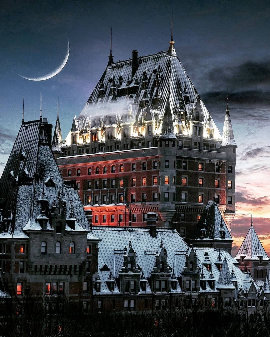 Сюжеты зимы в Квебеке, Канада