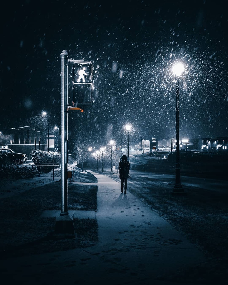 Cнег в штате Вирджиния, США - 5