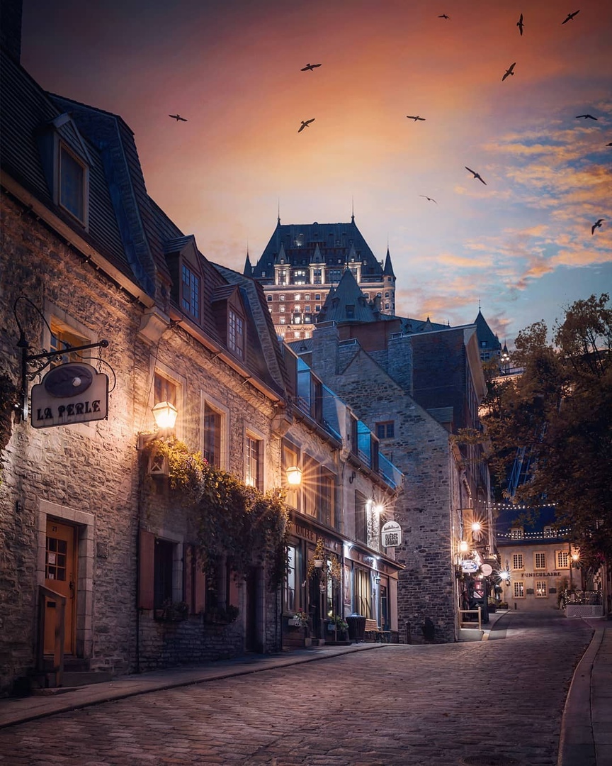 Ночной Квебек, Канада - 5