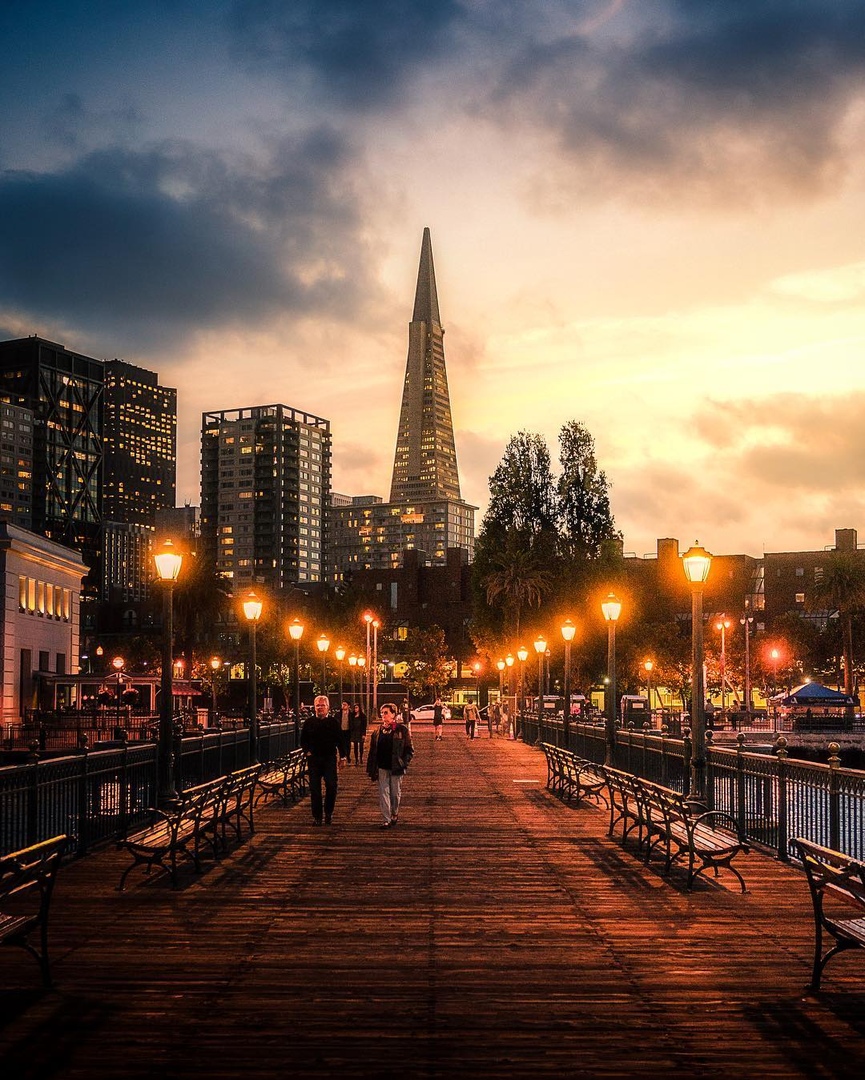 Теплая атмосфера Сан-Франциско
