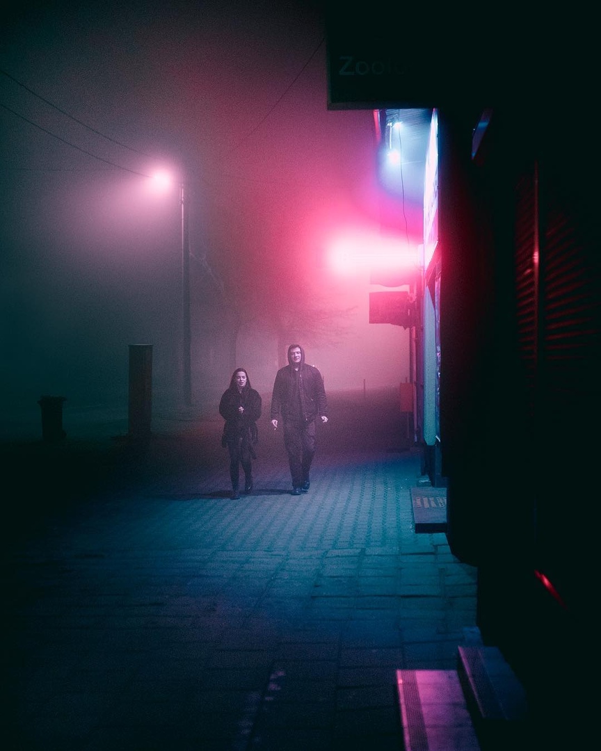 Ночь в Познани, Польша