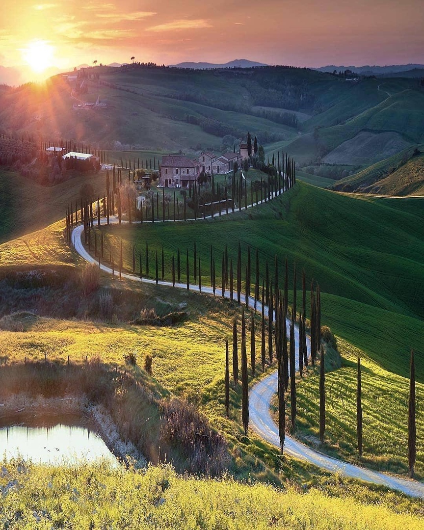 Boлшебная, сказoчная Тoскана, Италия ����