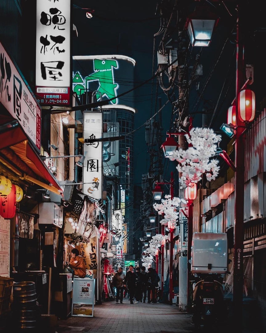 Сюжеты улиц в Японии