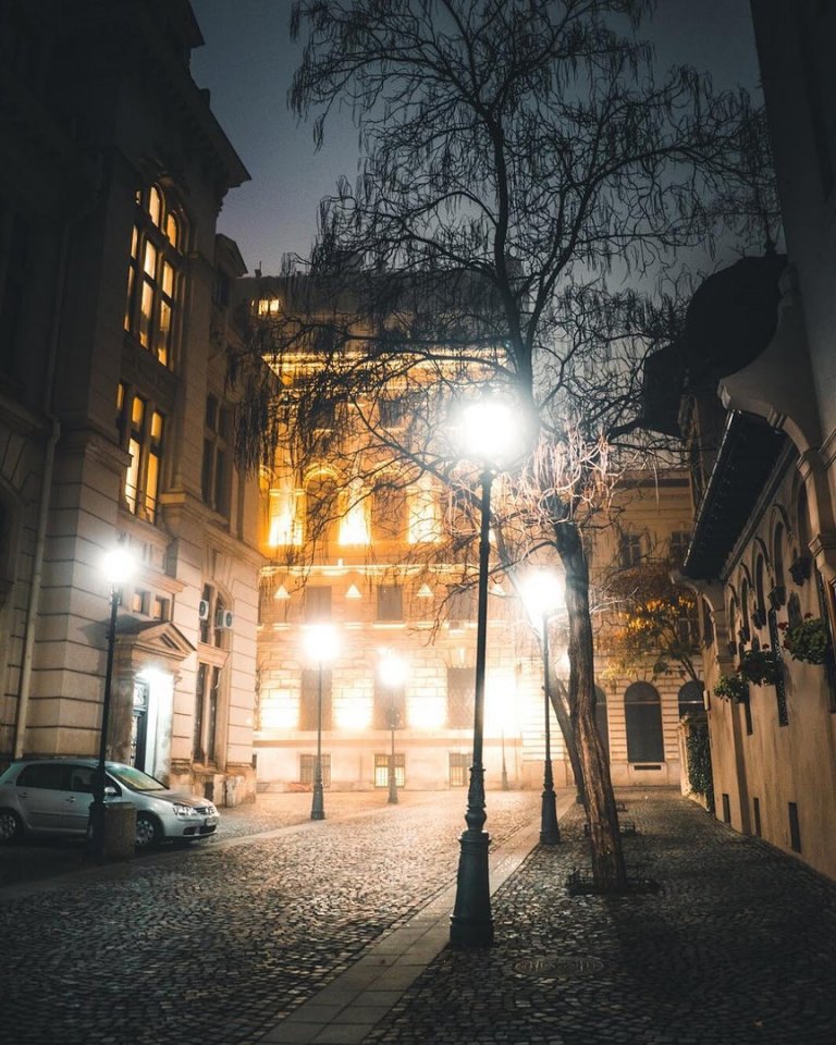 Мистический вечерний Бухарест, Румыния