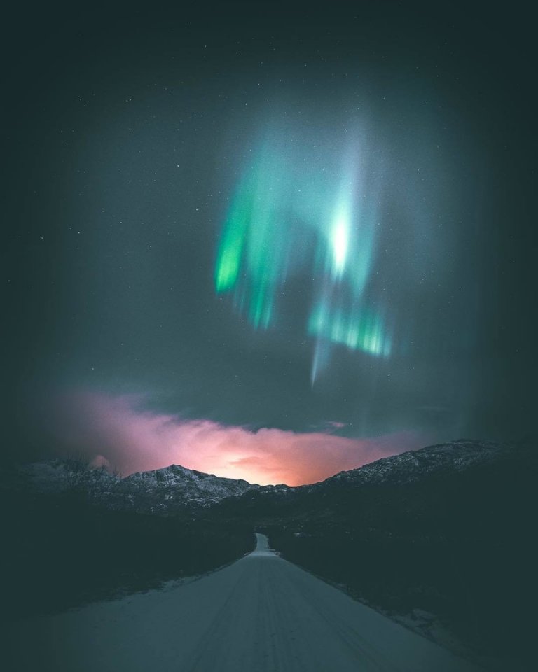 Северное сияние над Норвегией - 9