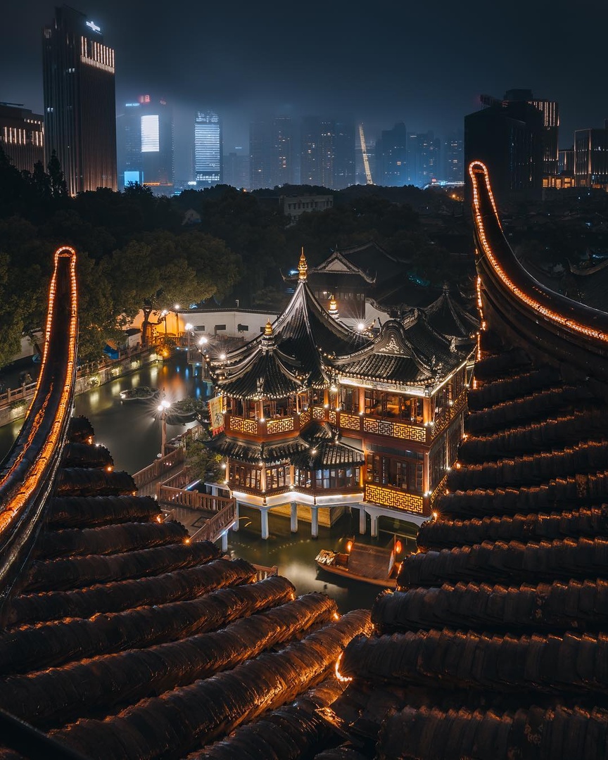 Атмосфера ночного Китая