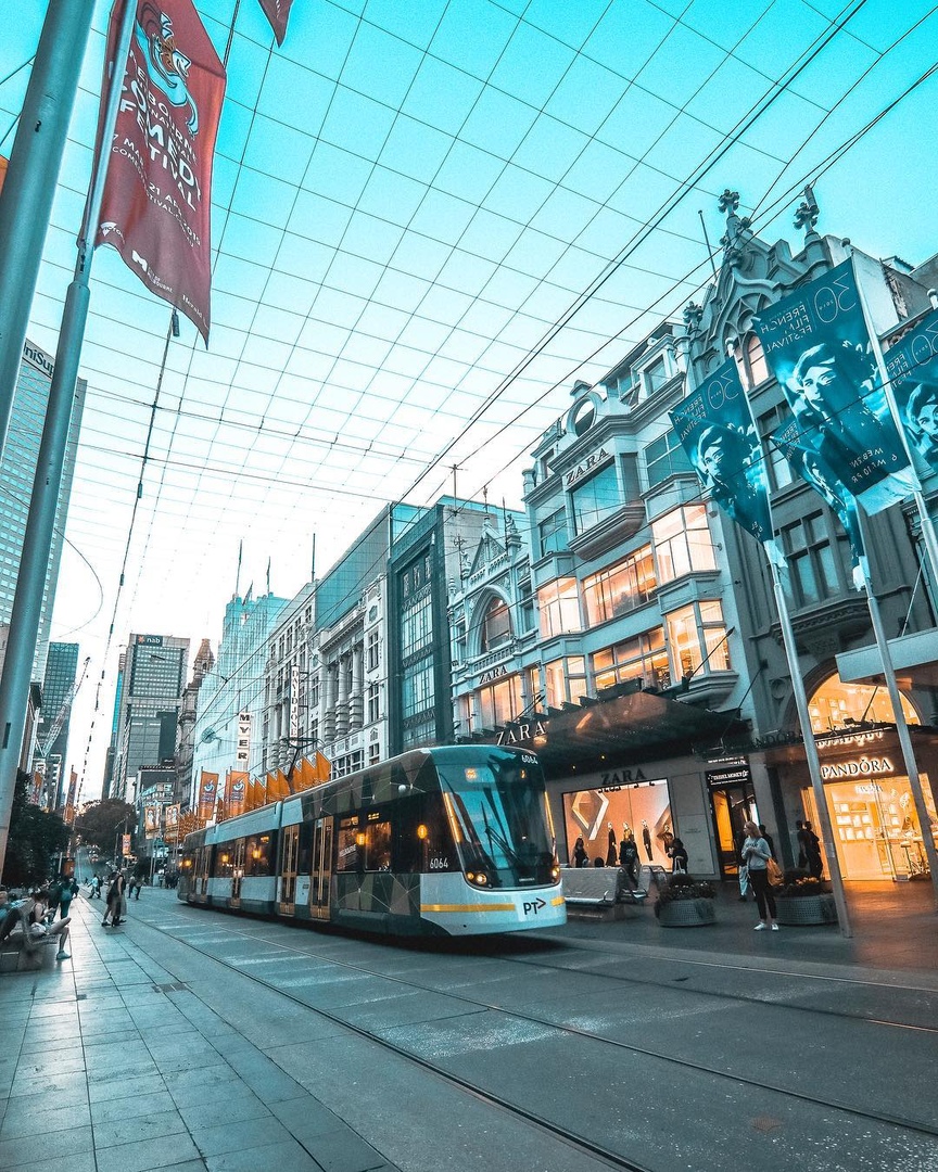 Мельбурн на рассвете, Австралия