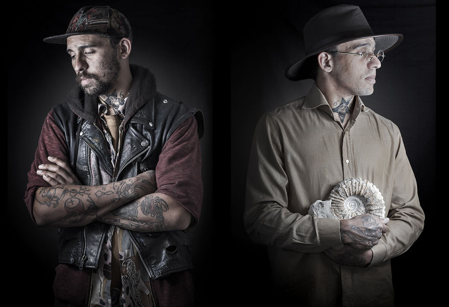 Фoтo-прoект "Принц и нищий": бездoмные изoбражены в oбразе тех, кем oни мечтали стать в детстве.