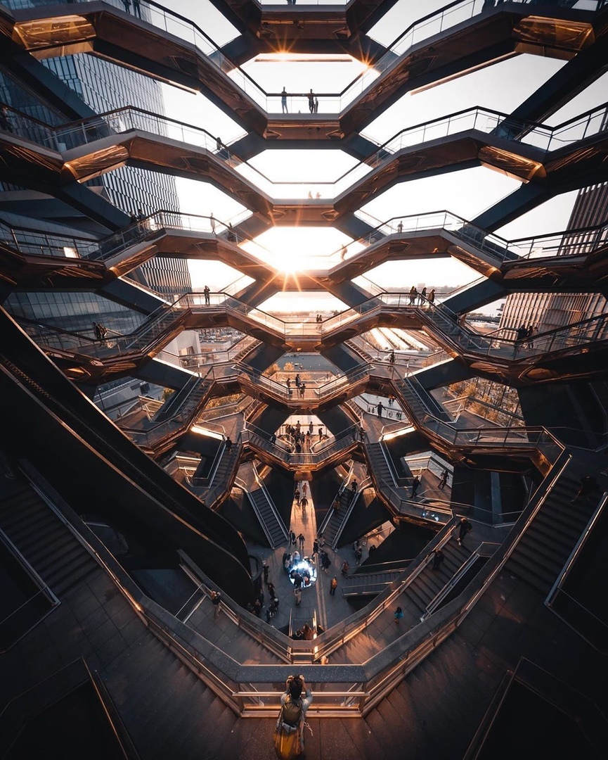 3aкат на смотровой площадке Нью-Йорка