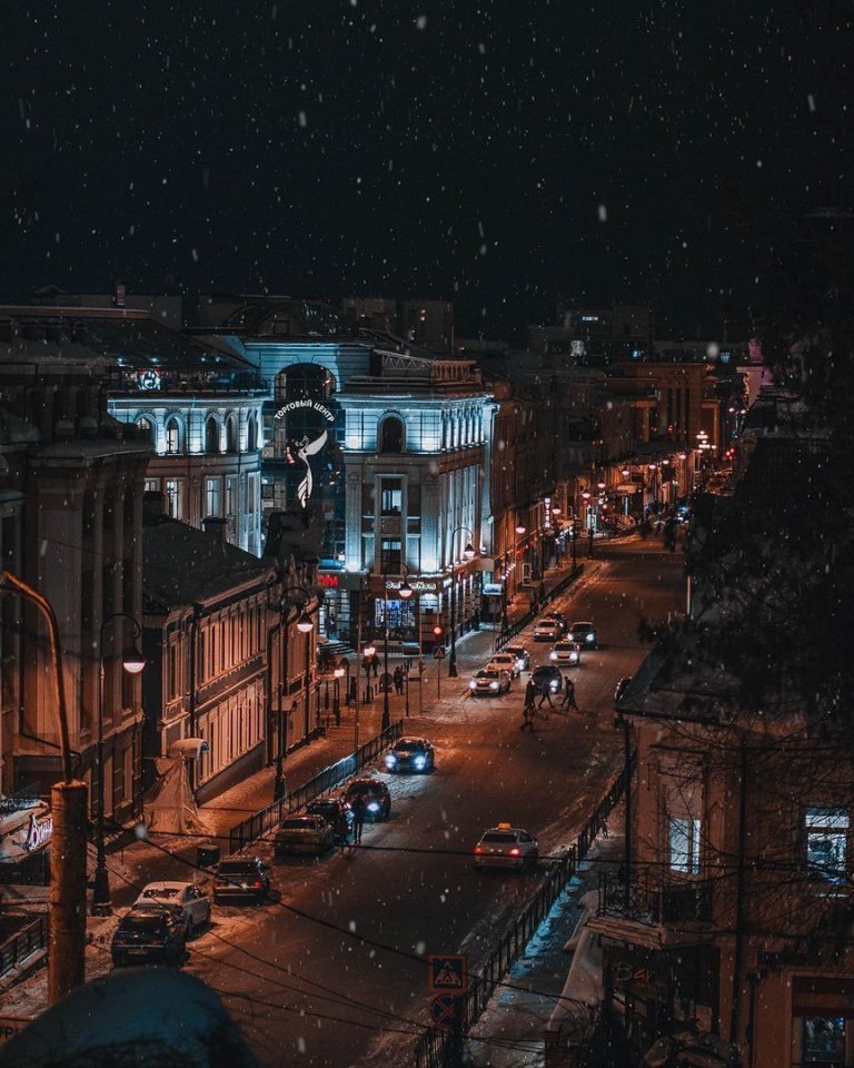 Огни ночной Казани