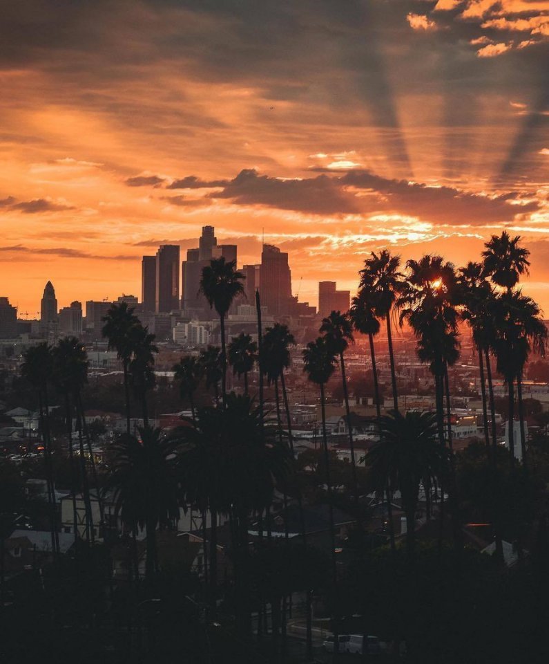 Янтарный закат в Калифорнии - 6