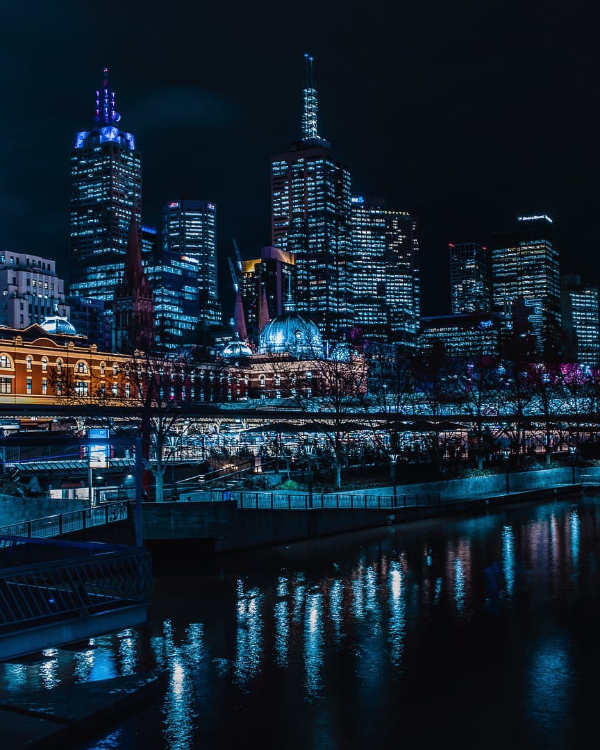 Мельбурн в ночи