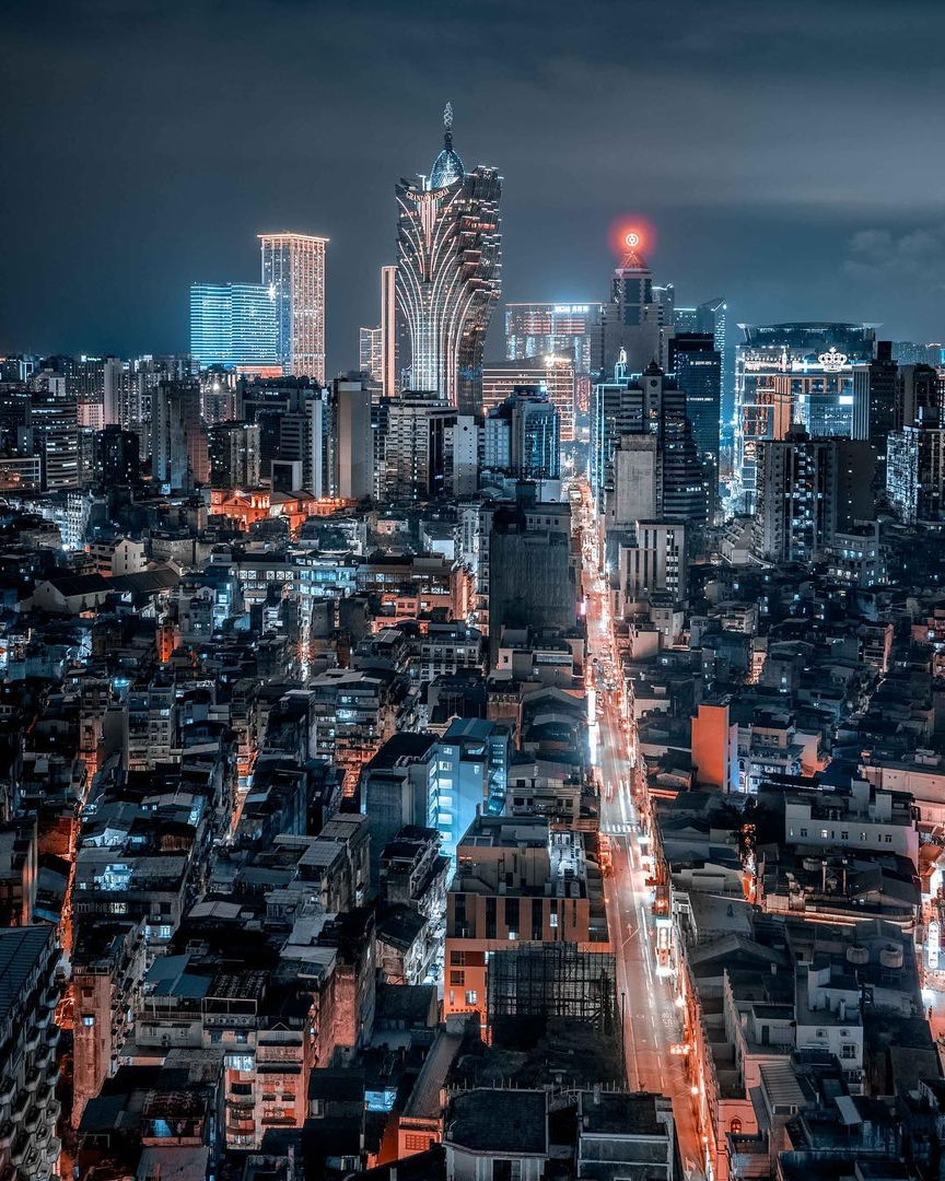 Огни небоскребов Китая