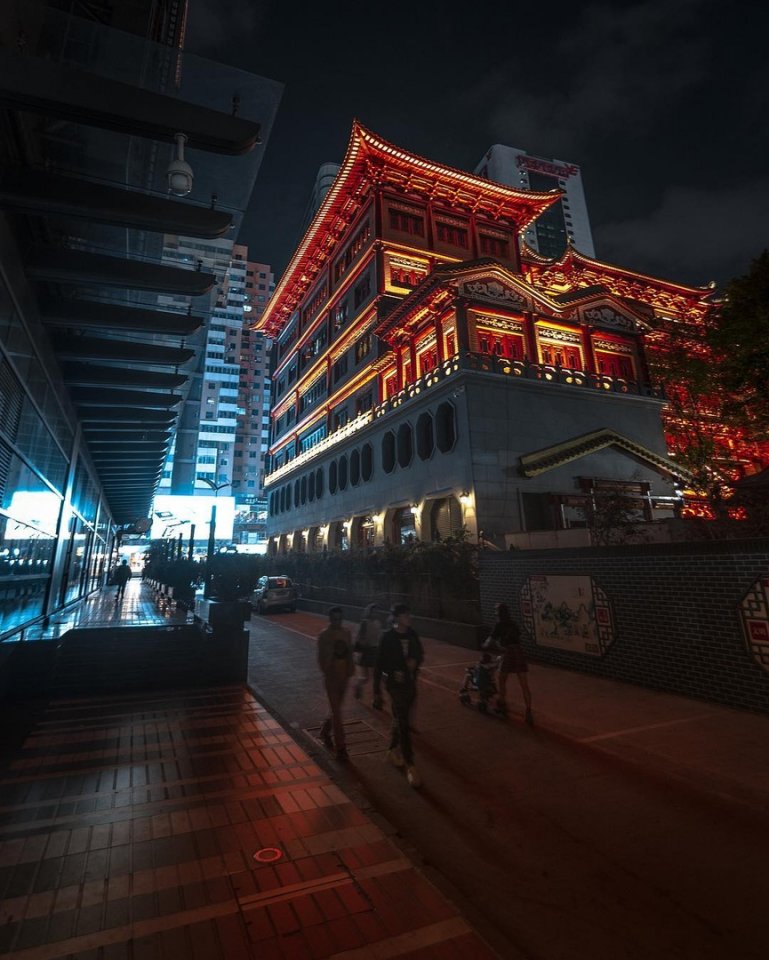 Ночной Гуанчжоу, Китай - 1