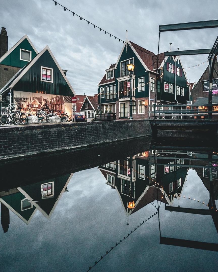 Деревня Волендам, Нидерланды