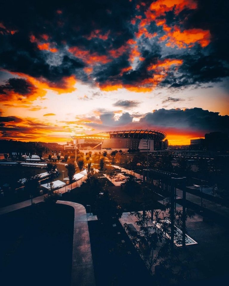 Удивительная палитра заката