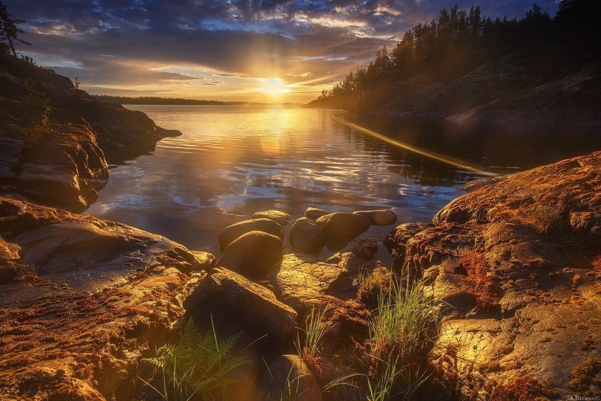 Краски заката, Ладожское озеро - 7