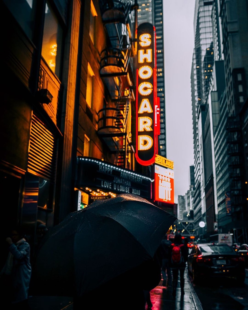 Дождливый Нью-Йорк