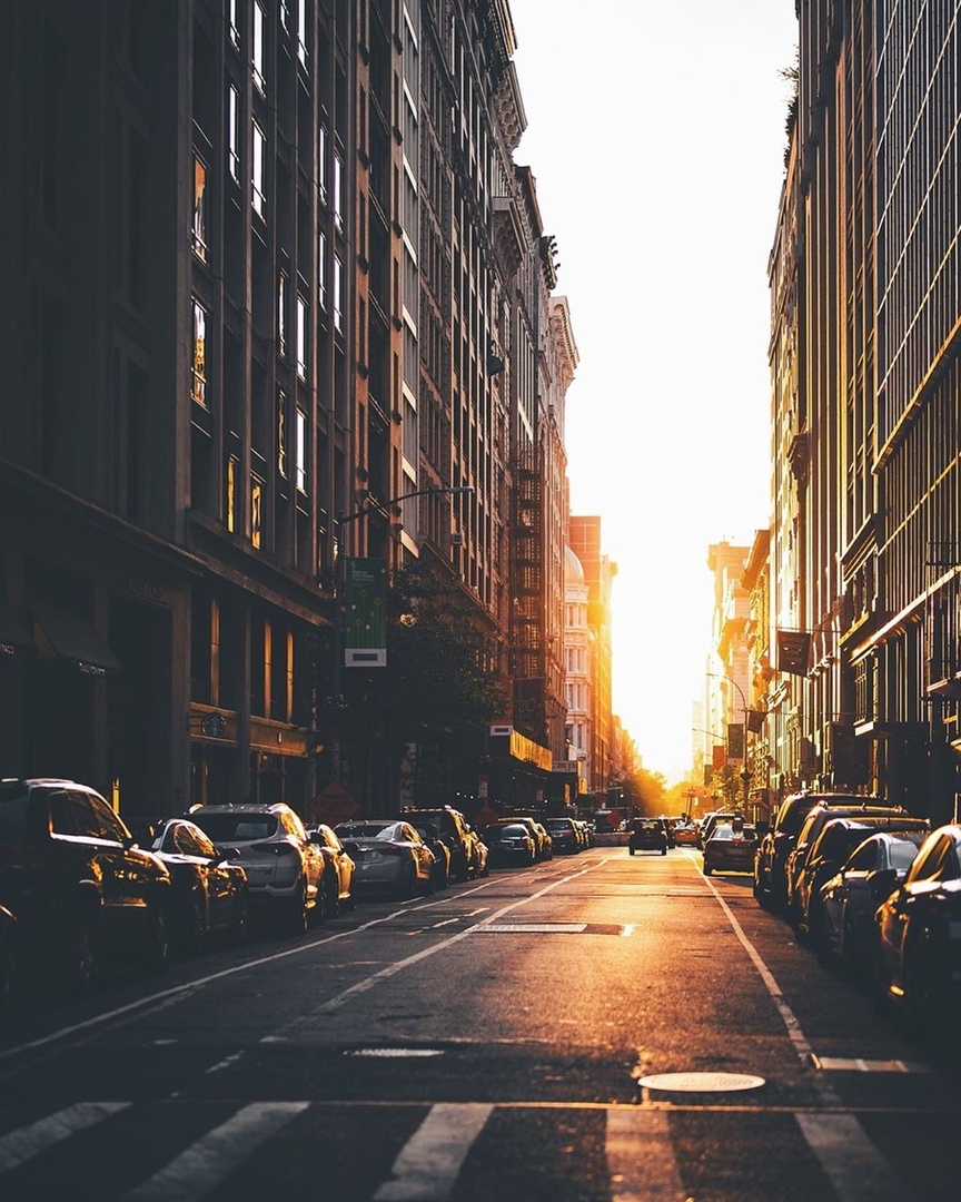 В Нью-Йорке садится солнце