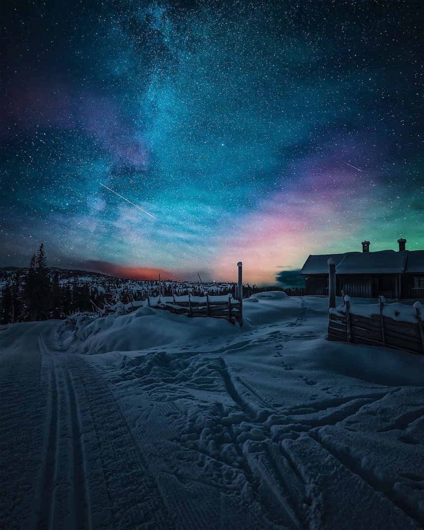 Зимняя ночь чудесна по-особенному