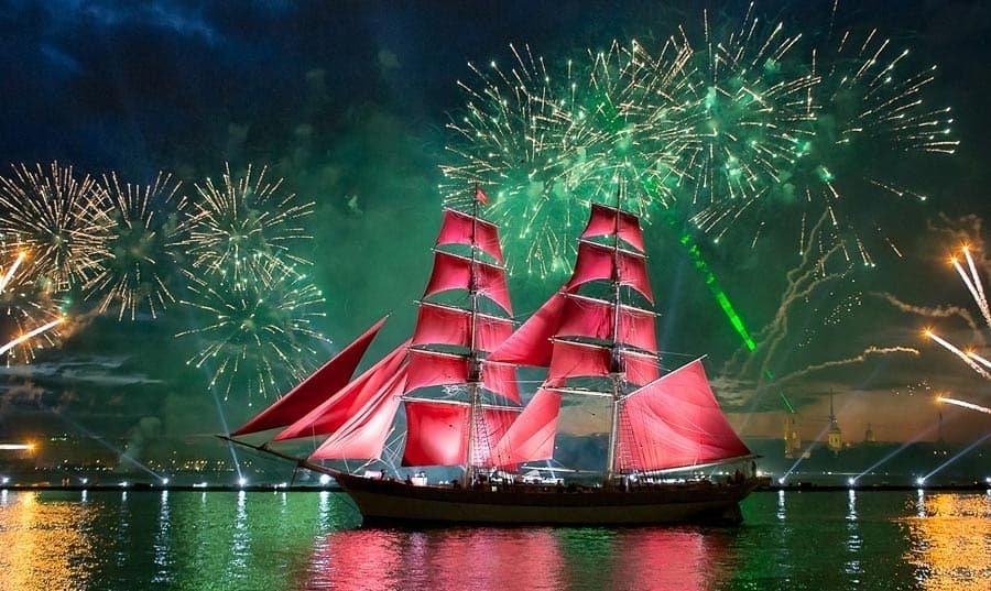 Праздник выпускников «Алые паруса» 2019, Санкт-Петербург - 9