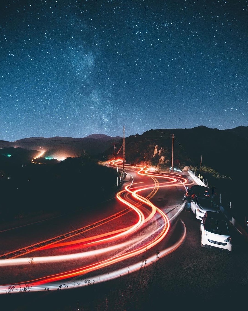 Скорость ночной Калифорнии