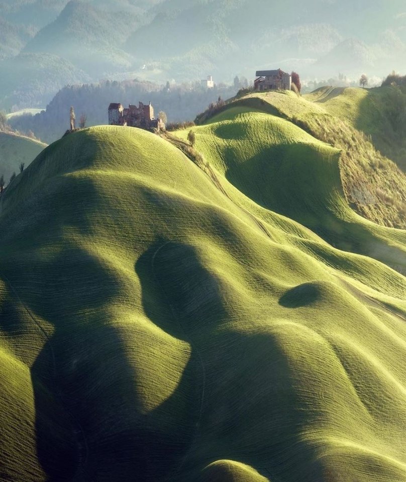 Изумрудные пoля итальянскoй Тoсканы  - 5