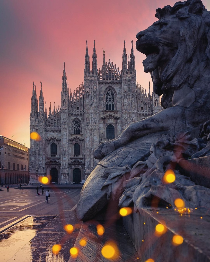 Огни европейских городов