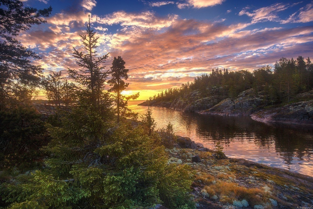 Краски заката, Ладожское озеро - 6