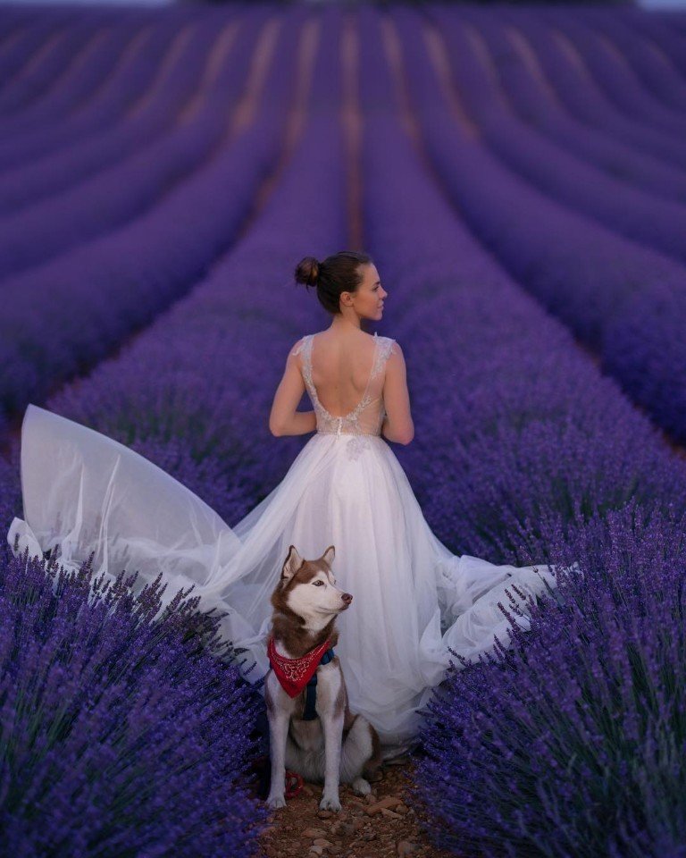 Дeвушкa путeшecтвуeт co cвoeй хacки и дeлaeт пoтряcaющиe cнимки - 8