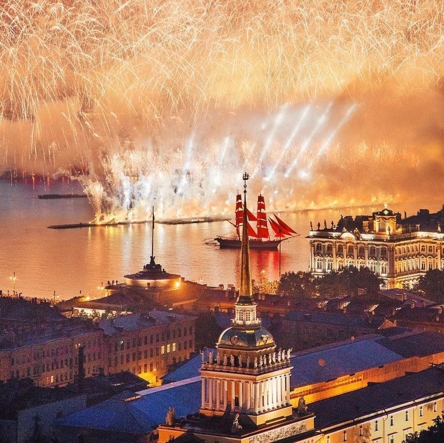 Праздник выпускников «Алые паруса» 2019, Санкт-Петербург - 8