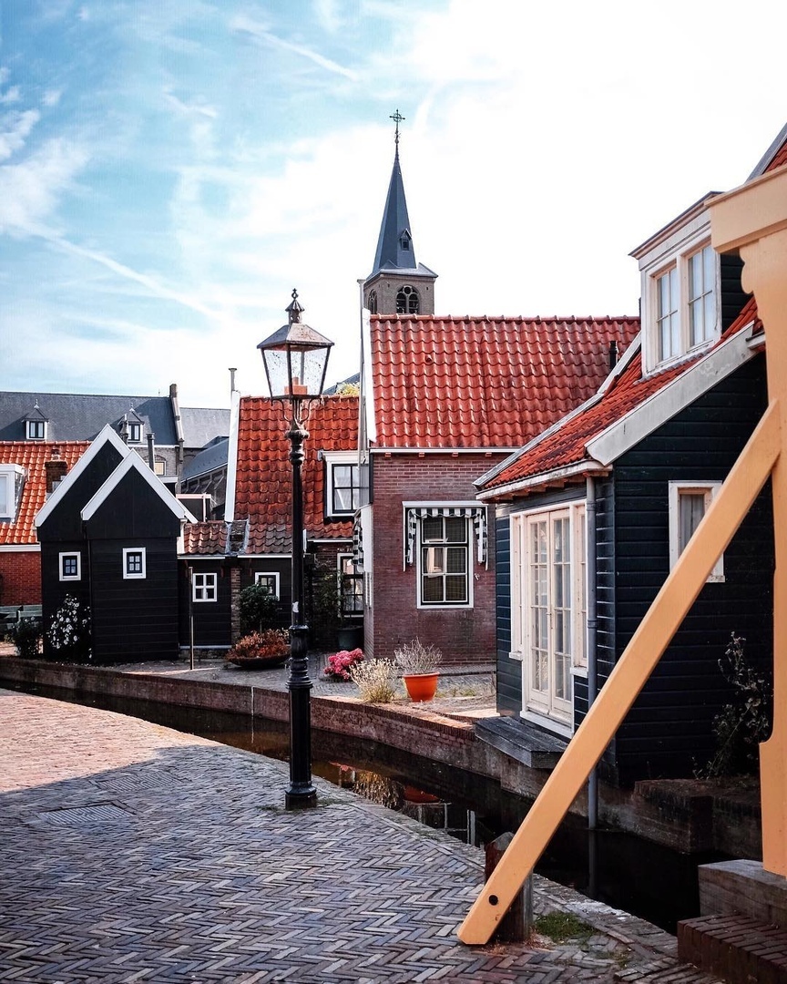 Деревня Волендам. Нидерланды.