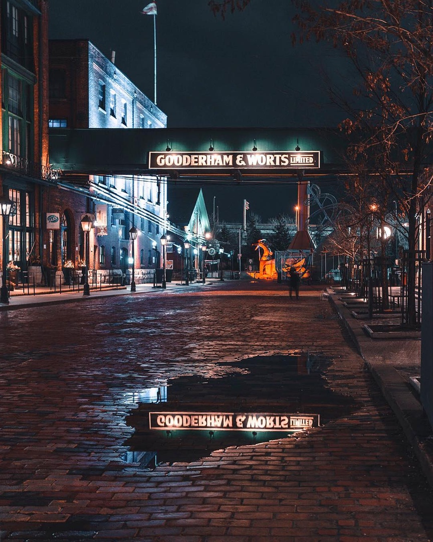 Прекрасные огни городов Канады