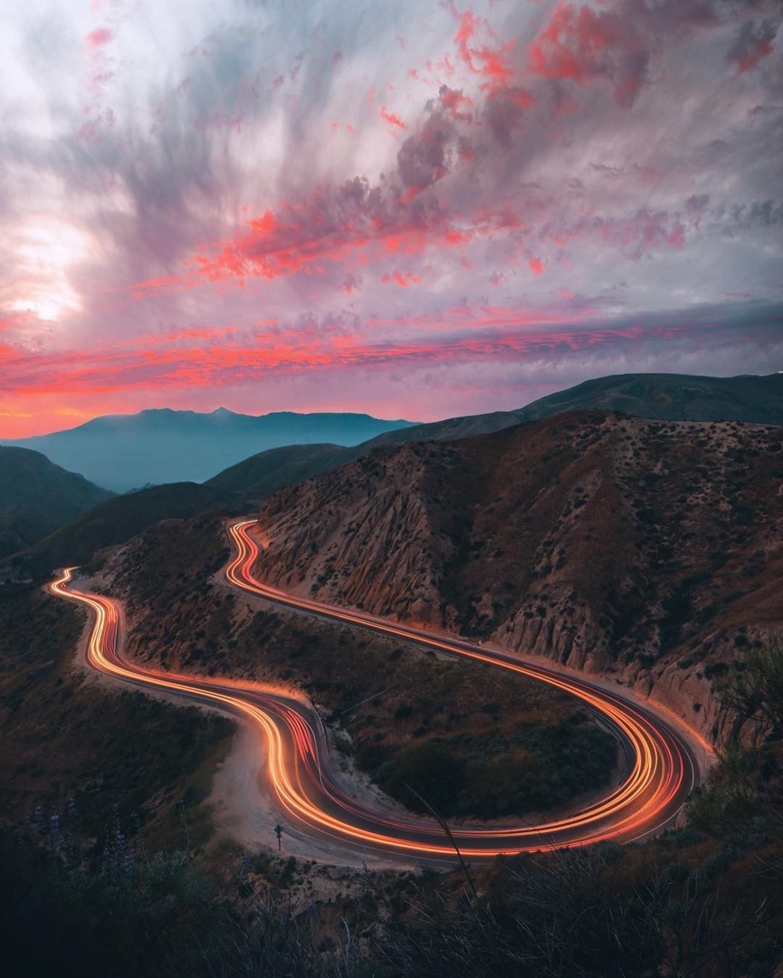 Дорога в Калифорнии