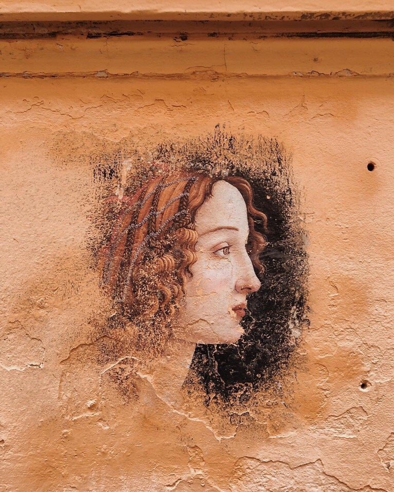 Вот такие фрески живут на стенах в переулке Радищева, Питер - 2