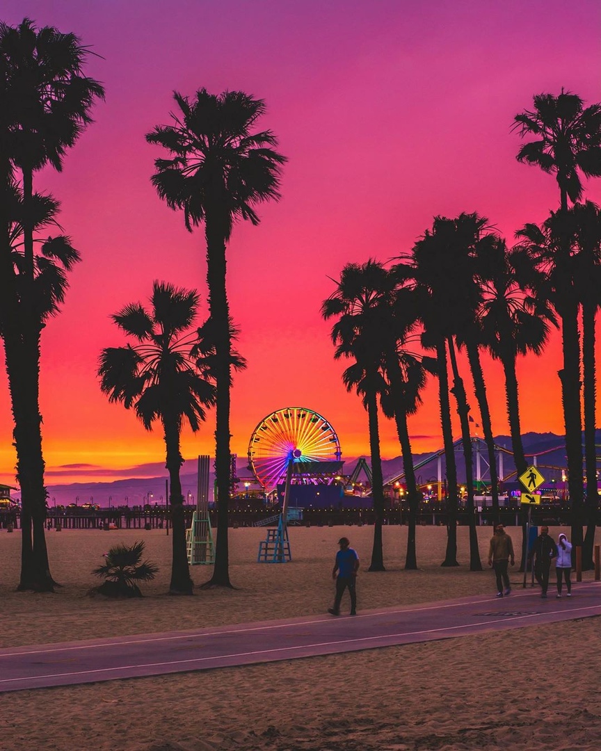 Нереально яркие вечера Калифорнии