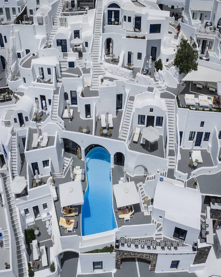 Райский остров Санторини, Греция - 5