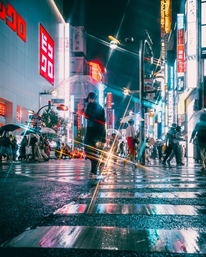 Пасмурный Токио