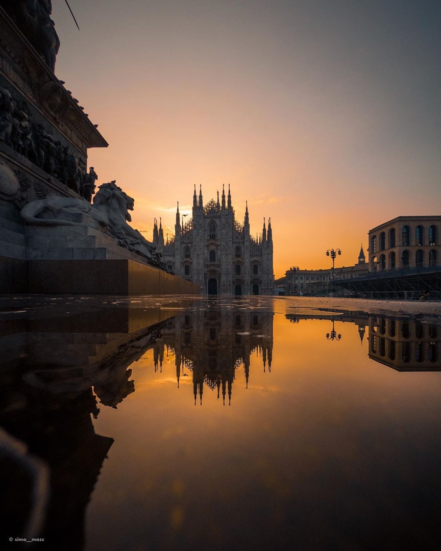 Восхитительные улицы и архитектура Милана