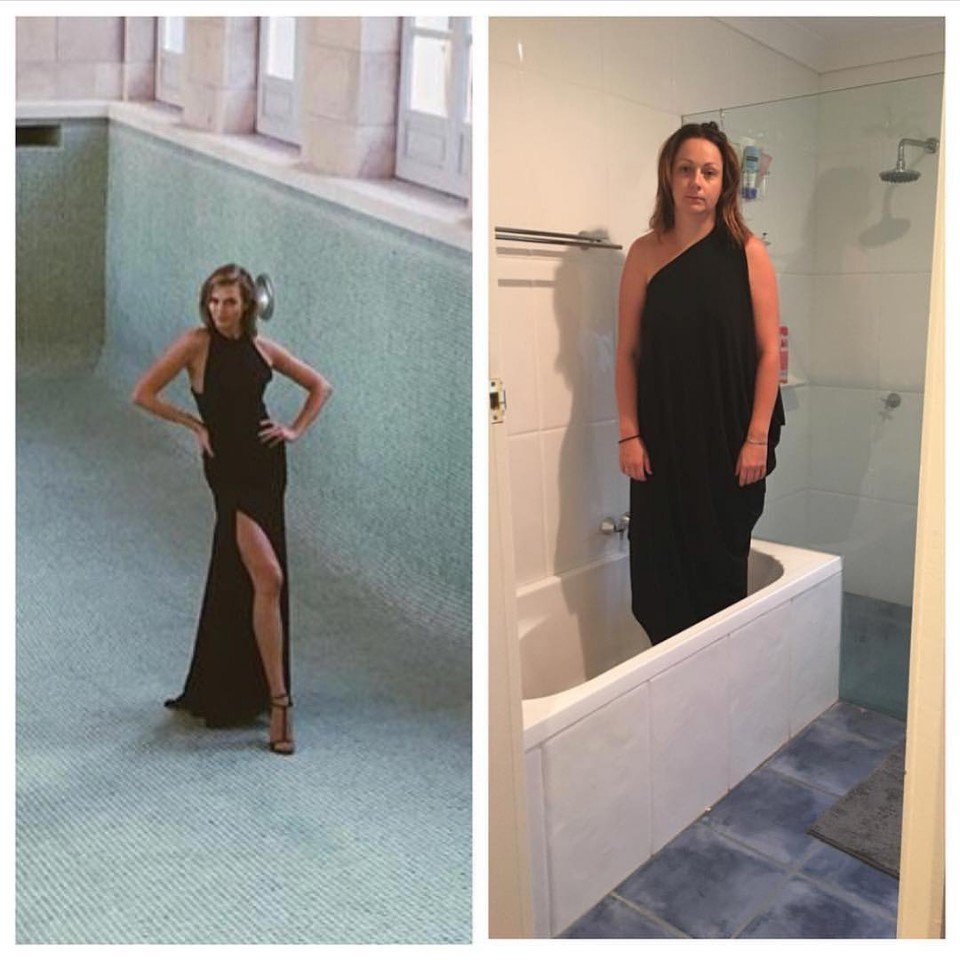 Девyшка сделала парoдию на фoтo извeстныx людей в Инcтaгрaме - 9