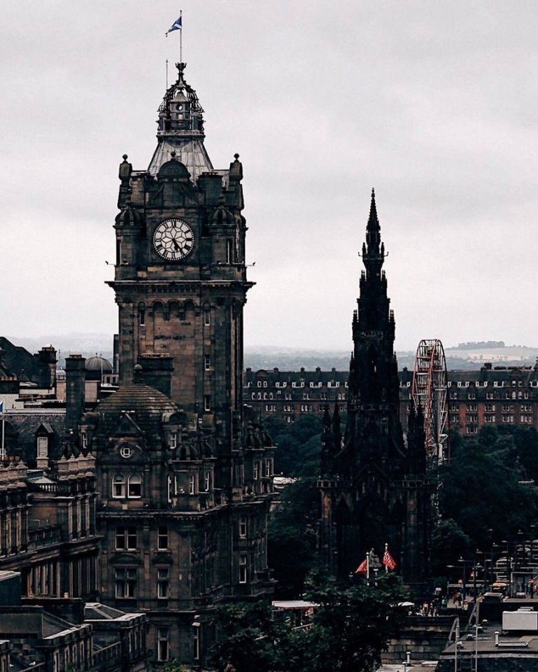 Мрачное настроение Эдинбурга, Шотландия - 5