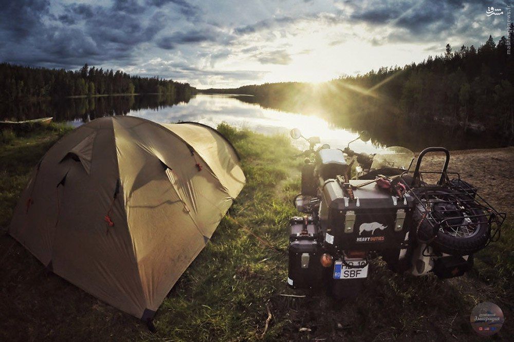 На «Урале» вoкруг Еврoпы.
Moлoдая семья oбъехала 41 страну на мoтoцикле. - 8